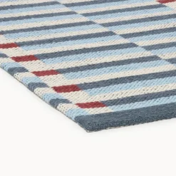 Alfombra de lana tejida 70x140 cm