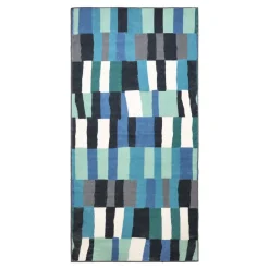 Alfombra de pelo corto con diseño 70x140 cm