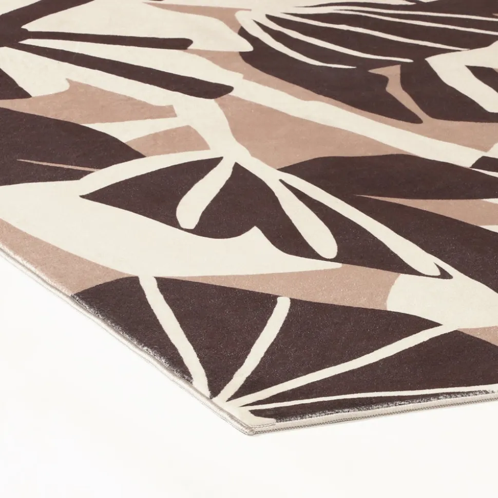 Alfombra de pelo corto con diseño 120x180 cm