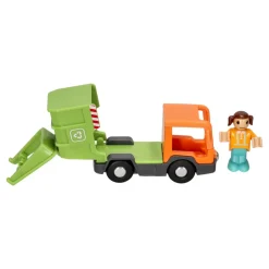 Autito de juguete con personaje Maderimovil