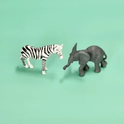 Balde de juguetes “Animales salvajes” 9 piezas