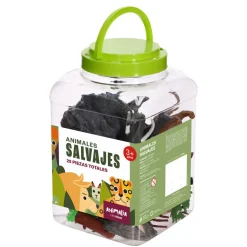 Balde de juguetes “Animales salvajes” 25 piezas