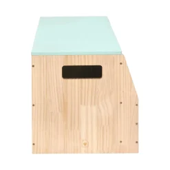 Baúl madera para libros infantil 66x40x40 cm