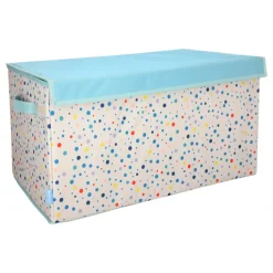 Baúl organizador de tela con divisiones 60x30x30 cm