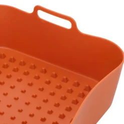 Bandeja de silicona para freidora de aire 19.3x19.3x7.5 cm