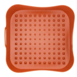 Bandeja de silicona para freidora de aire 19.3x19.3x7.5 cm