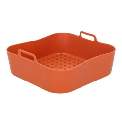 Bandeja de silicona para freidora de aire 19.3x19.3x7.5 cm