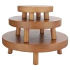 Base para maceta de madera 40x12 cm