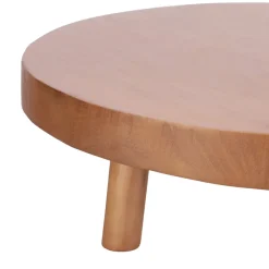 Base para maceta de madera 40x12 cm