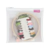 Bastidor de madera con figura para bordar
