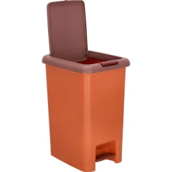 Basurero plástico con pedal 20 L