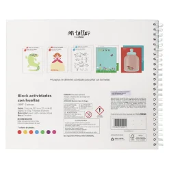 Block de actividades para pintar con huellas
