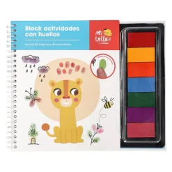 Block de actividades para pintar con huellas