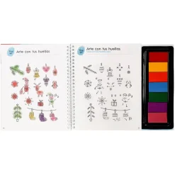 Block de actividades para pintar con huellas