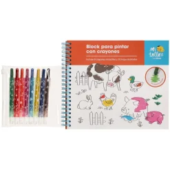 Block para pintar con crayones