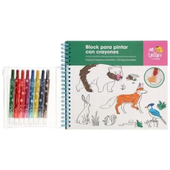 Block para pintar con crayones