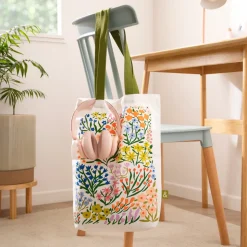 Bolso de tela con estampado 35x42 cm