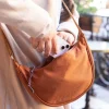 Bolso luna con cierre 34,5x9,5x16 cm