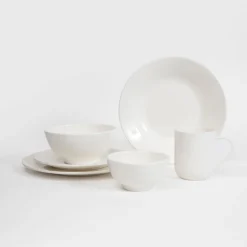 Bowl de postre blanco básico porcelana