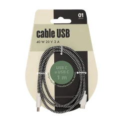 Cable USB C - USB C 1 metros