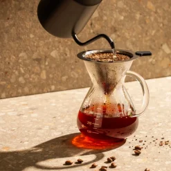 Cafetera de vidrio por goteo