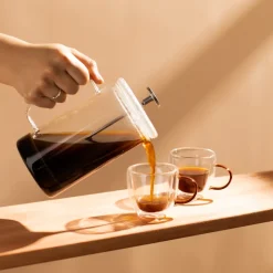 Cafetera francesa de vidrio borosilicato 600 ml