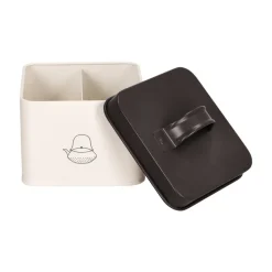 Caja Bolsas de Té Esmaltada 12x12x11,2 cm