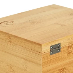 Caja Bolsas de Té Madera 19x16,5x9 cm