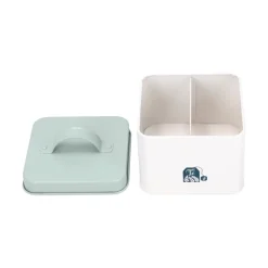 Caja de bolsas de té esmaltada 12x12x11,2 cm