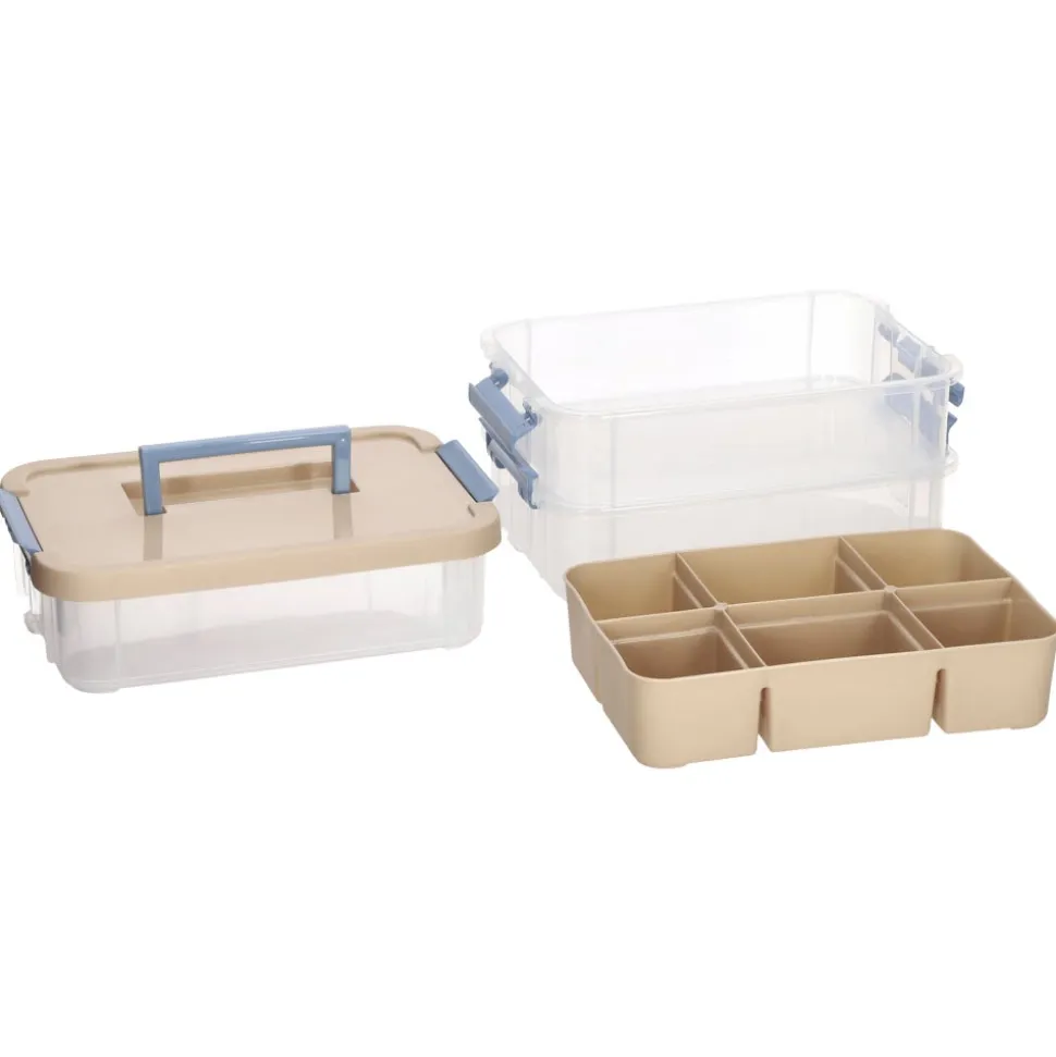 Caja multifuncional de plástico 27,5x18x19,5 cm