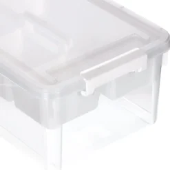Caja organizadora de plástico con bandeja 16 Litros 40,5x29,5x18,5 cm