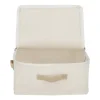 Caja organizadora de tela con cierre 35x35x16 cm