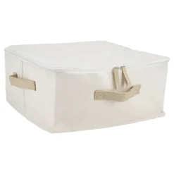 Caja organizadora de tela con cierre 35x35x16 cm