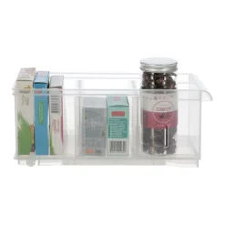 Caja organizadora plástica para despensa 12x30,5x12,7 cm