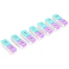 Caja organizadora semanal para pastillas AM/PM