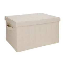 Caja organizadora textil quilt 33x23x20 cm