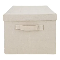 Caja organizadora textil quilt 38x28x22 cm