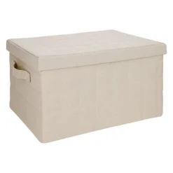 Caja organizadora textil quilt 38x28x22 cm