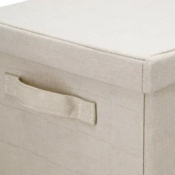 Caja organizadora textil quilt 38x28x22 cm