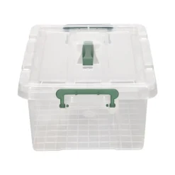 Caja plástica con tapa 12.5 litros 42.5x30x12.5 cm