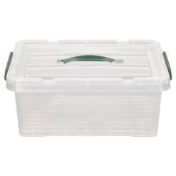 Caja plástica con tapa 12.5 litros 42.5x30x12.5 cm