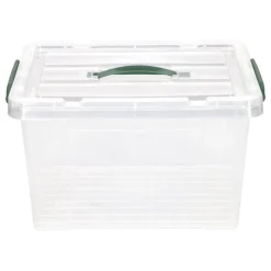 Caja plástica con tapa 20 litros 42,5x30x24 cm