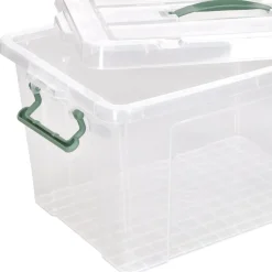 Caja plástica con tapa 20 litros 42,5x30x24 cm