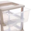 Cajonera Plástica 4 Cajones 44x33,5x76,5 cm