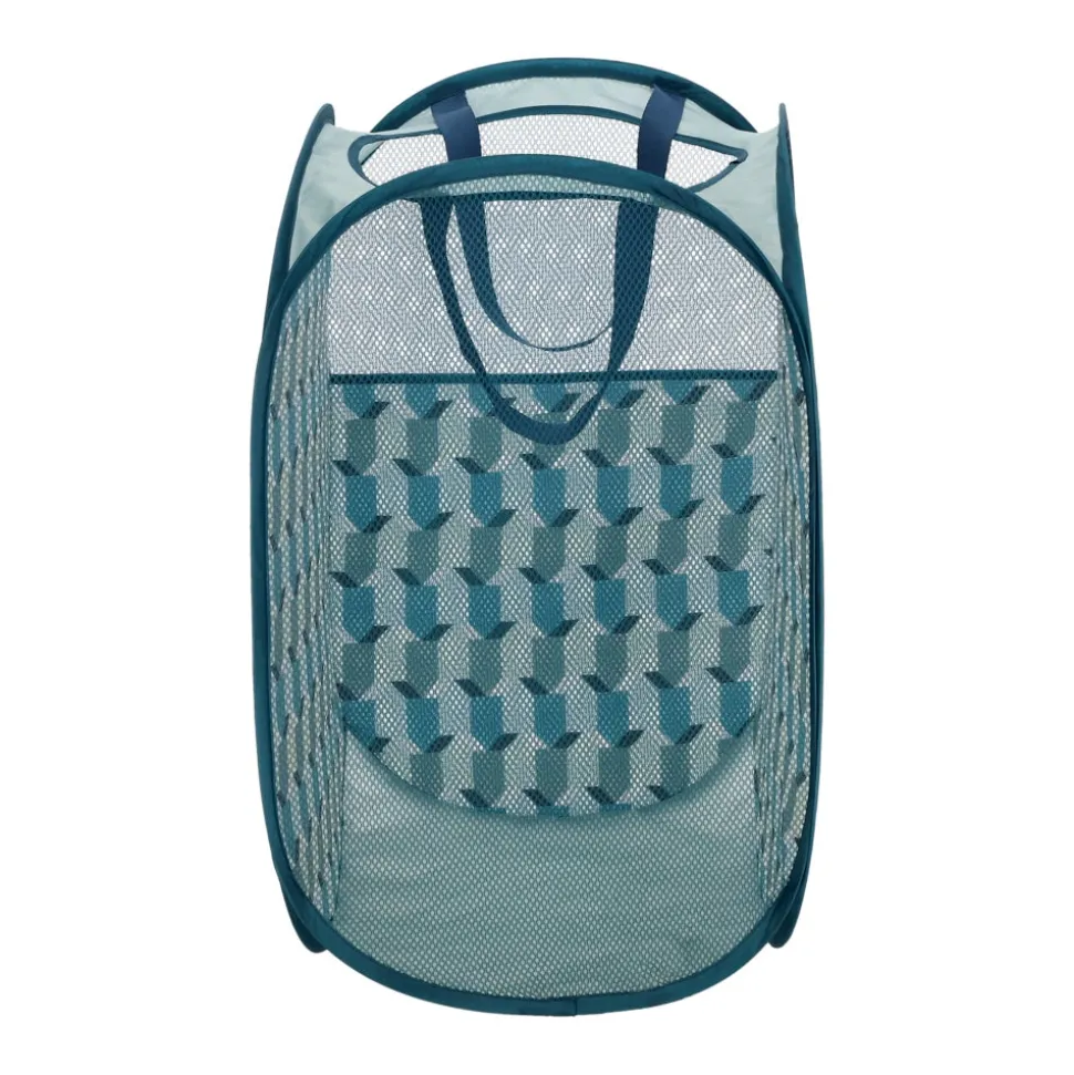 Canasto de ropa de malla 36x36x58 cm