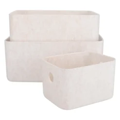 Canasto organizador de fieltro 33x25x14 cm
