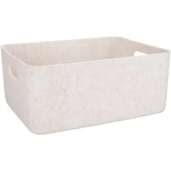 Canasto organizador de fieltro 36x27x16 cm