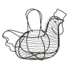 Canasto para huevos con forma de gallina