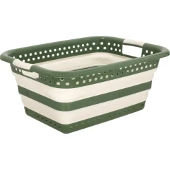 Canasto para la ropa plegable 45 litros 60,5x45x27 cm