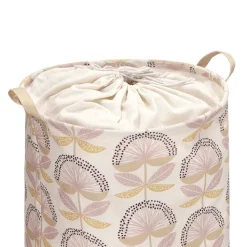 Canasto para ropa de algodón estampado 40x55 cm